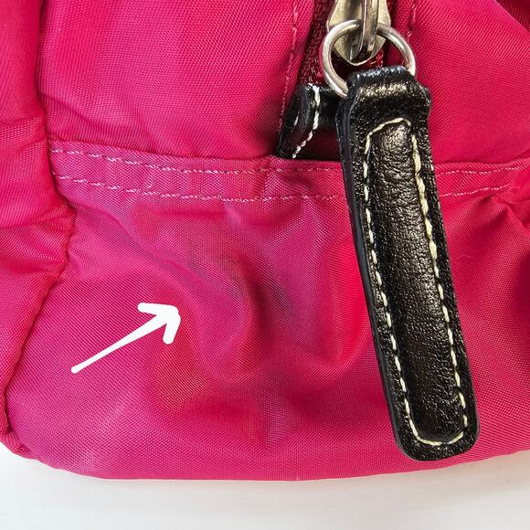 Kenneth Cole Reaction Magenta Pink Nylon Bag - Picture 9 of 16